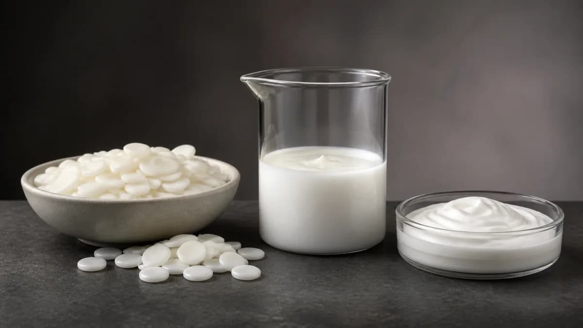 Emulsifying Wax (Cetearyl Alcohol & Polysorbate 60) – Cosmetics and Personal Care product from Bio Green Wax