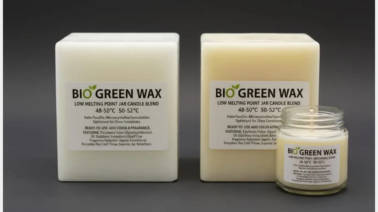 Palm-Paraffin blended wax for jar candles – Wax Blends product from Bio Green Wax