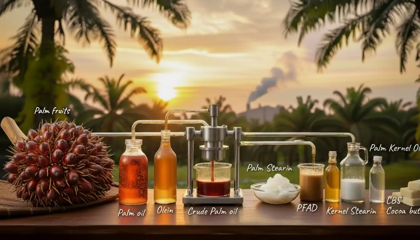 RSPO Palm Derivatives for Food, Candle & Industrial Manufacturing - Bio Green Wax