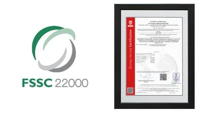 FSSC 22000 certification – Bio Green Wax quality assurance